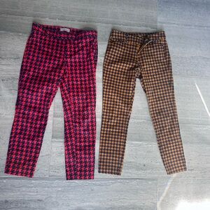 Women’s Houndstooth Pants – Lot of 2, Size 4